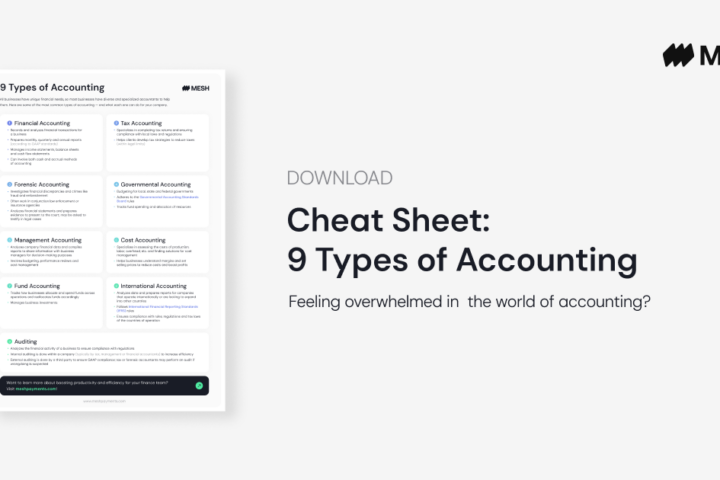 Download: Cheat Sheet: 9 Types of Accounting